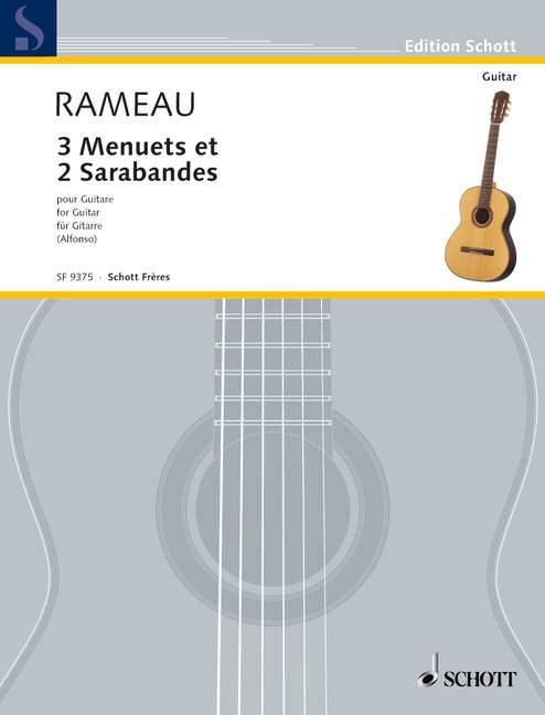 3 menuets et 2 sarabandes pour guitare