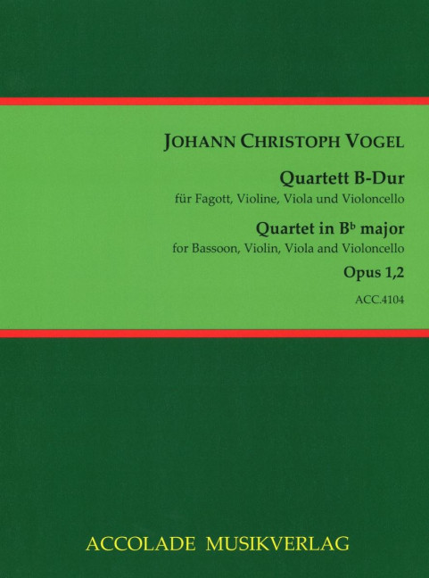 Quartett B-Dur op.1,2 für