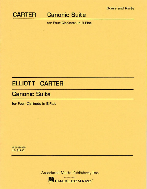 Canonic suite for 4 clarinets