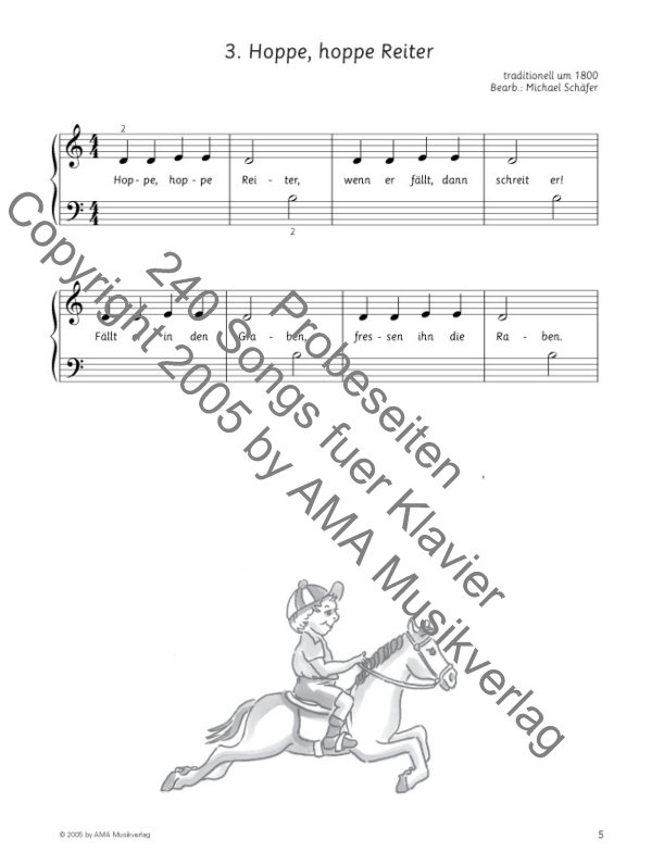 240 Songs (+CD) für Klavier