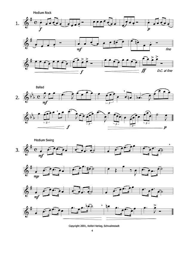 Melodische Rhythmus-Übungen