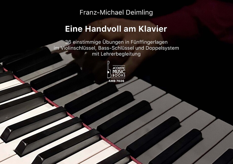 Eine Handvoll am Klavier