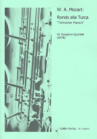 Rondo alla turca für 4 Saxophone (SATB)