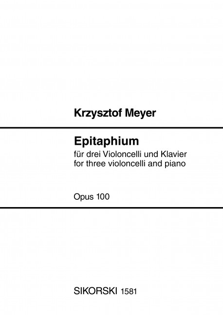 Epitaphium op.100