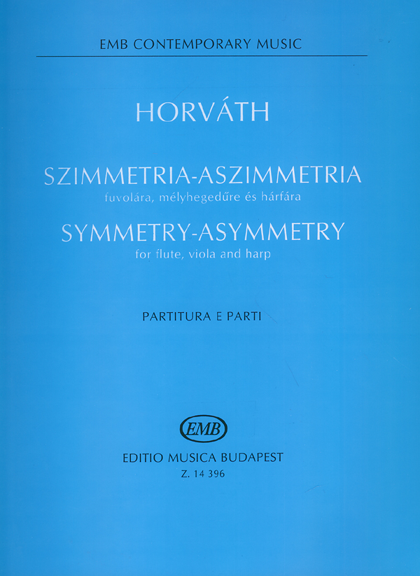 Symmetry asymmetry for flute, viola and harp