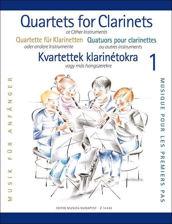 Klarinettenquartette für Anfänger Band 1