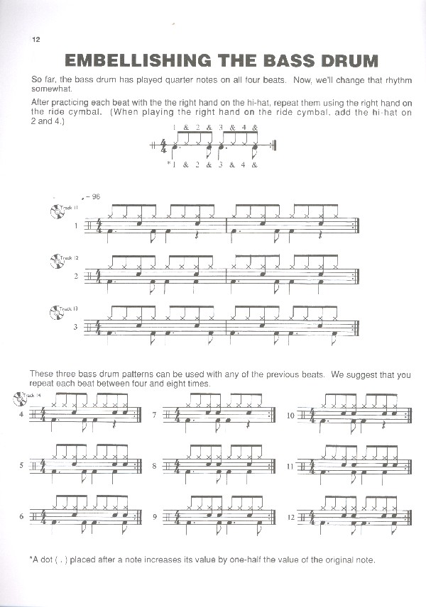 Beginning drumset method