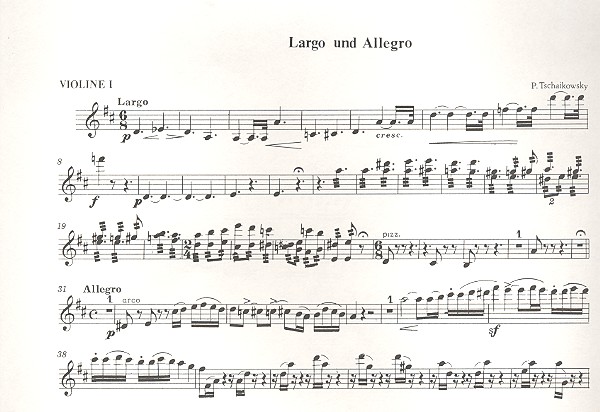 Largo und Allegro für