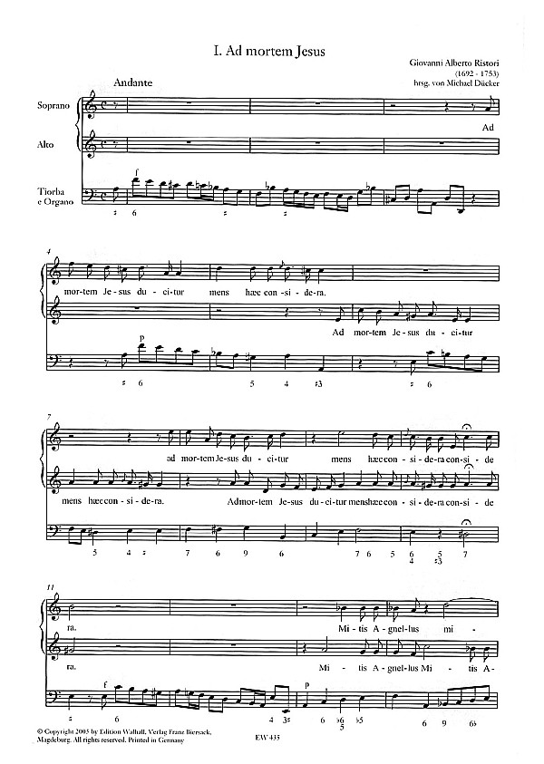 Divoti Affetti alla Passione di Nostro Signore - 10 Duette