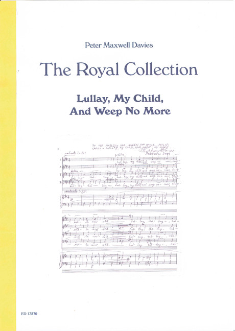Lullaby my child and weep no more