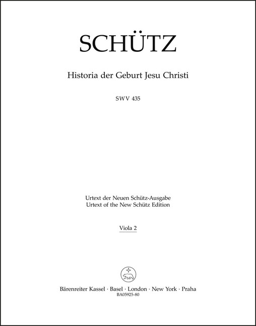 Historia der Geburt Jesu Christi - Viola 2
