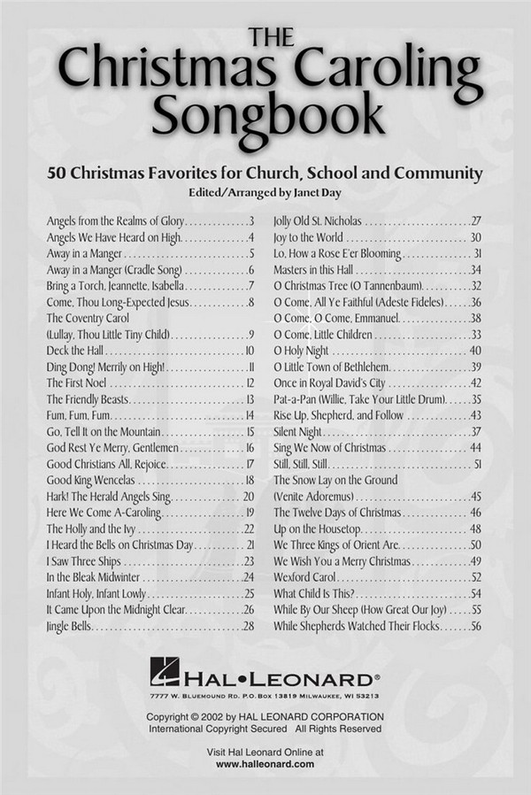 The Christmas Caroling Songbook