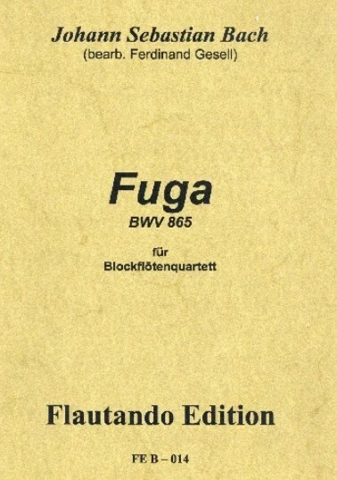 Fuge Nr.20 aus dem Wohltemperierten Klavier 1 BWV865