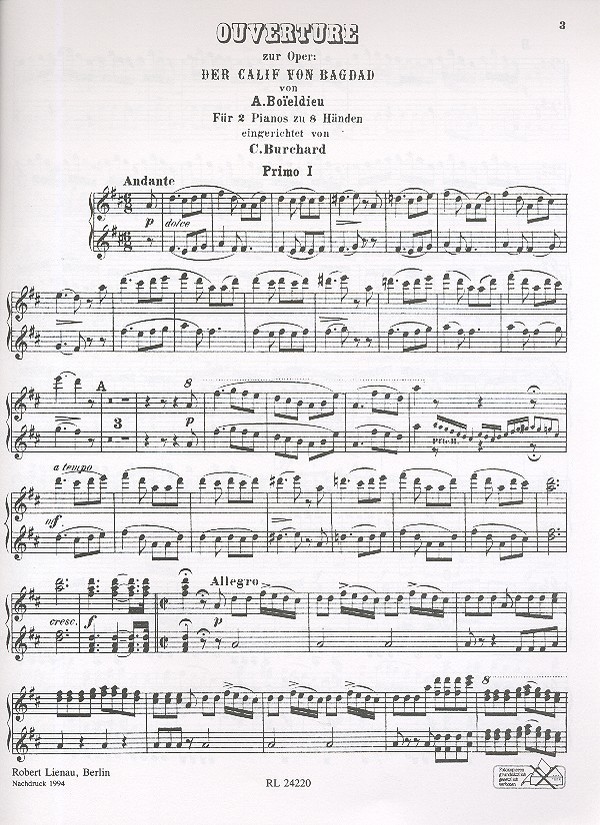 Ouvertüre zu Der Kalif von Bagdad