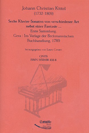 6 Sonaten und eine Fantasie für Klavier