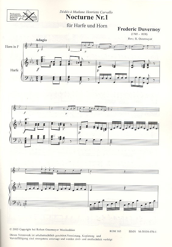Nocturne Nr.1 für Horn und Harfe
