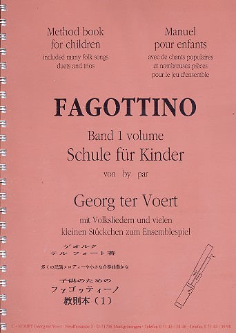 Fagottino-Schule für Kinder Band 1