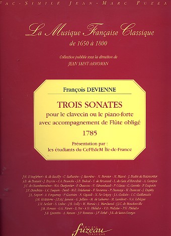 3 sonates pour le clavecin