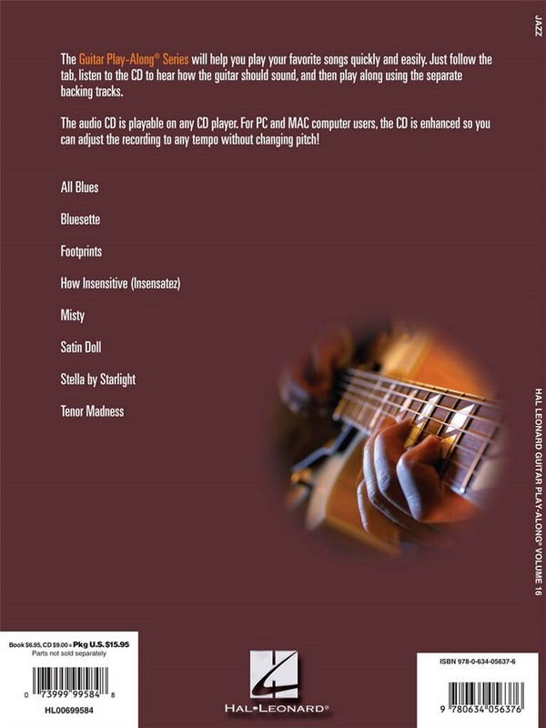 Jazz Guitar Playalong vol.16 (+CD) :