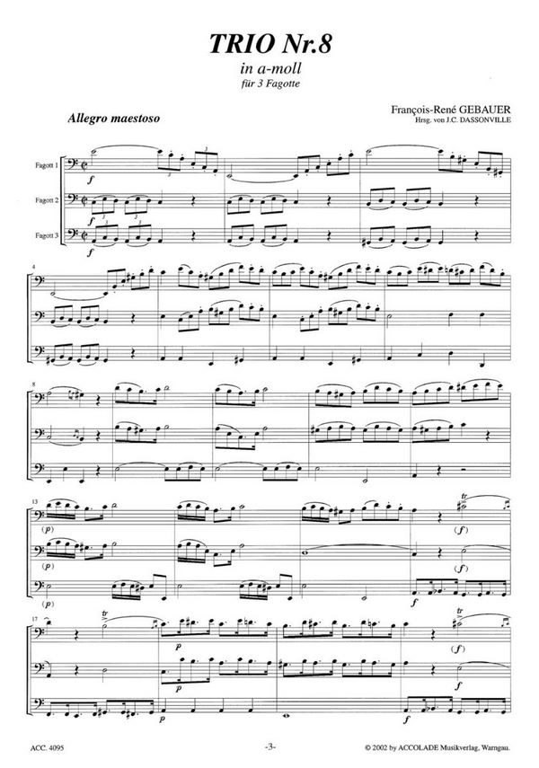 Trio a-Moll Nr.8