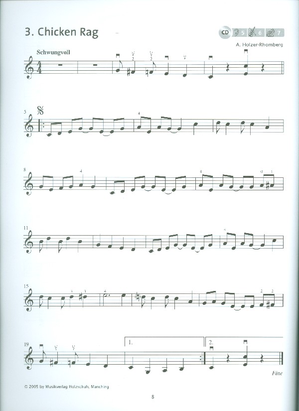 Fiedel-Max Violine Der große Auftritt Band 3 (+Online Audio)