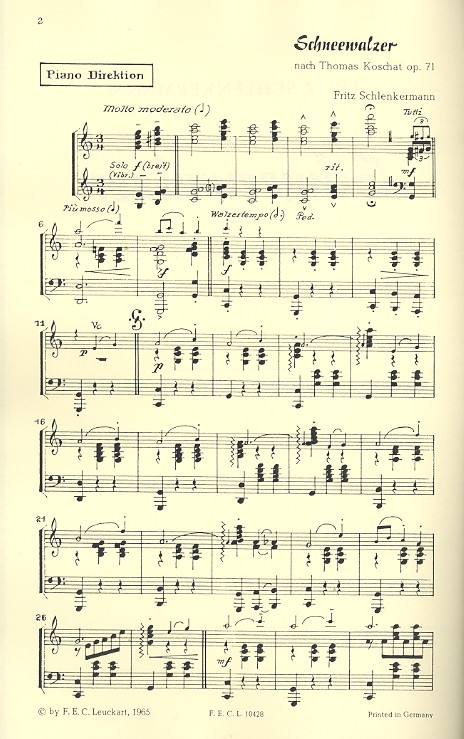 Schneewalzer op.71