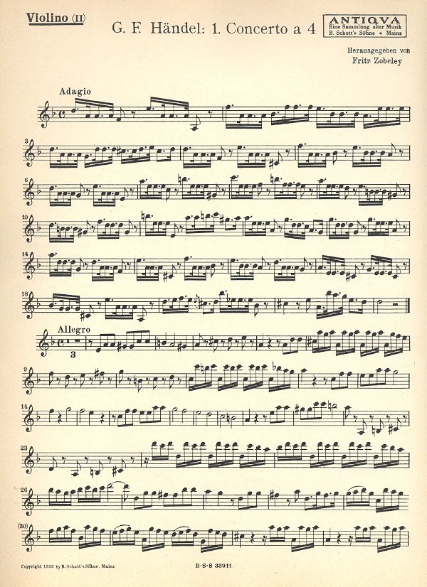 Concerto a quattro TWV 43: d 3