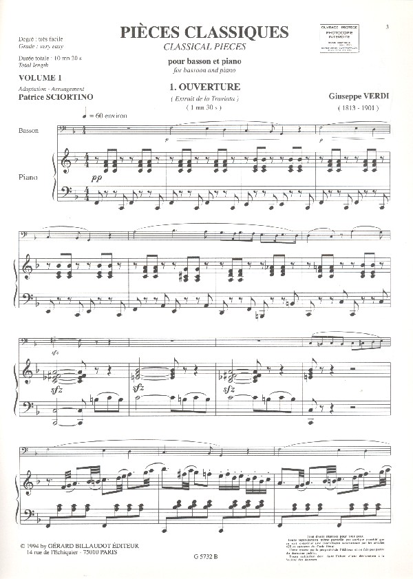 Pièces classiques vol.1