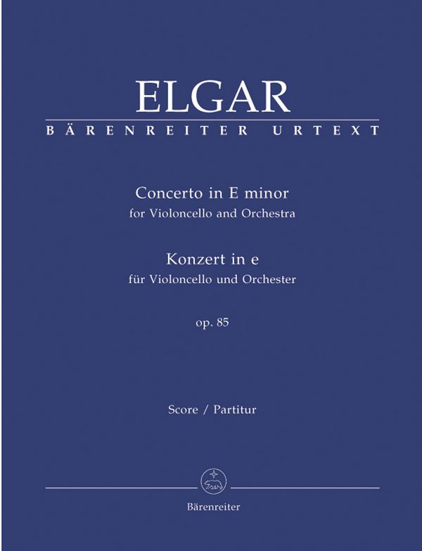 Concerto e minor op.85 for violoncello