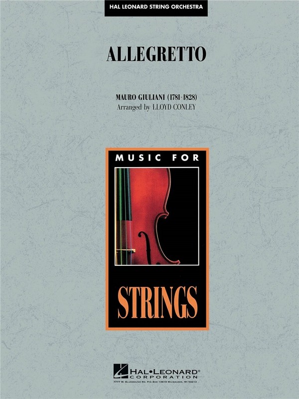 Allegretto for string orchestra