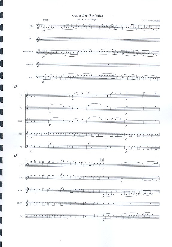 Ouvertüre zu 'Hochzeit des Figaro' und Arie der Zerline aus 'Don Giovanni'