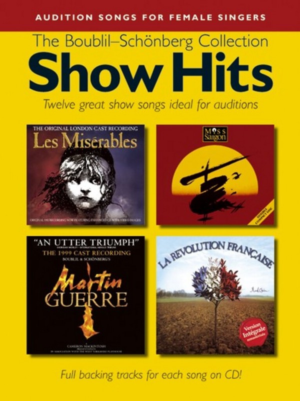 Show Hits (+CD): for female voice and piano