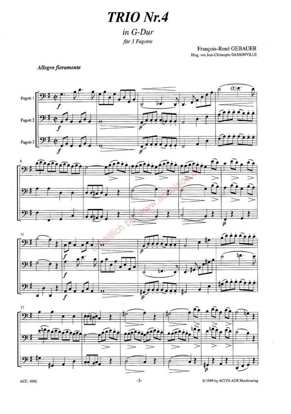 Trio G-Dur Nr.4
