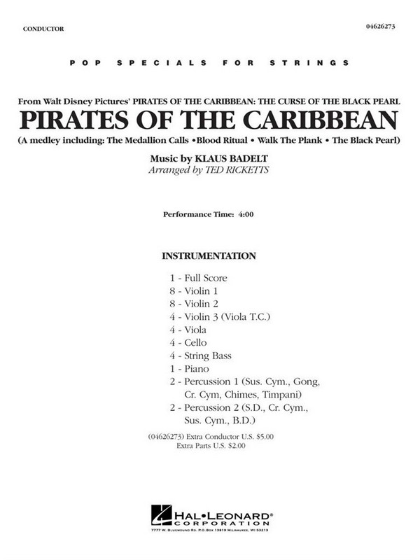 Medley from Pirates of the Caribbean vol.1: