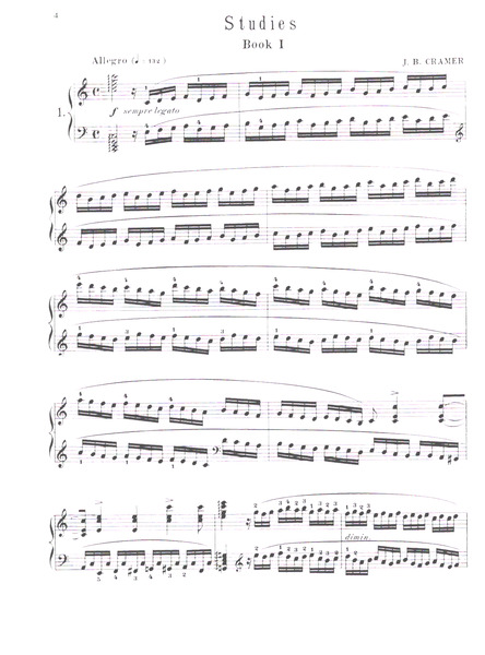 84 studies (complete) for piano