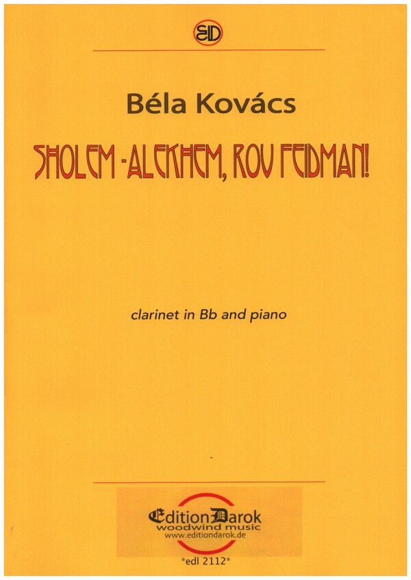 Sholem-alekhem, rov Feidman!