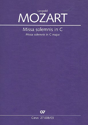 Missa solemnis C-Dur für Soli (SATB),