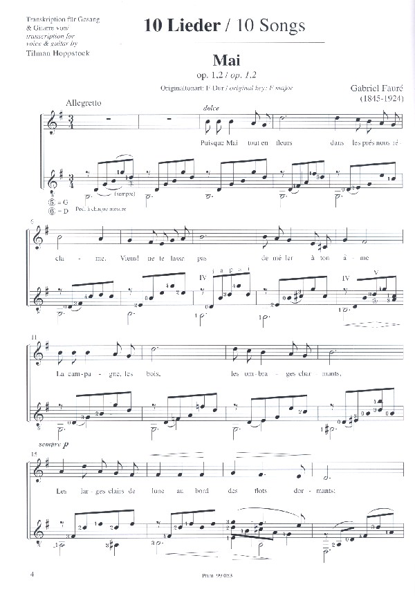 10 Lieder