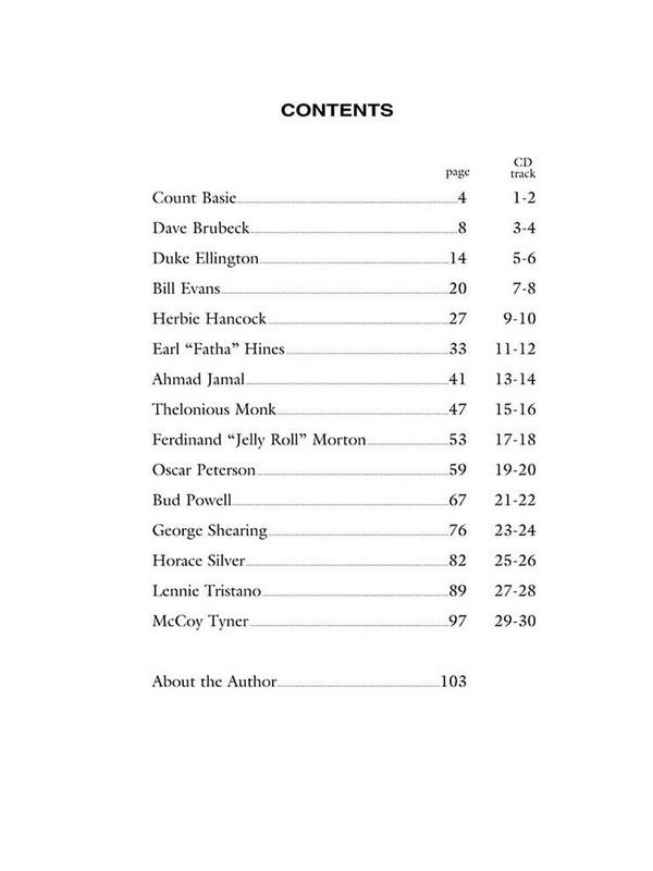 Jazz piano (+CD): An In-depth look