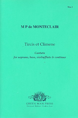 Tircis et Climene for soprano,