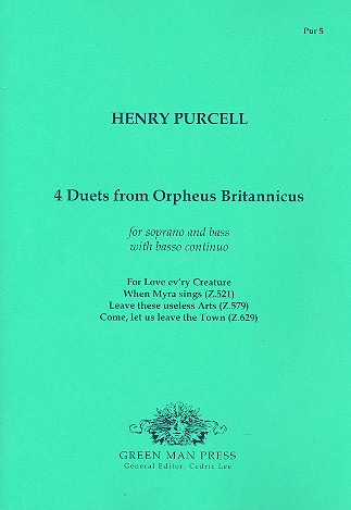 4 duets from Orpheus Britannicus