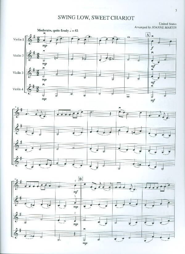Folk Strings for violin ensemble