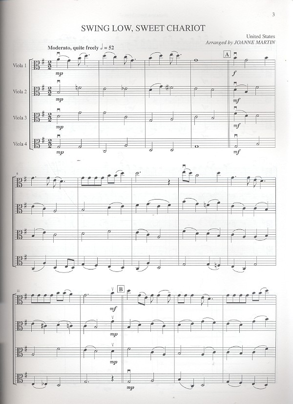 Folk strings for viola ensemble
