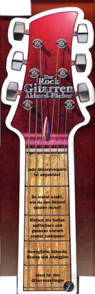 Der Rockgitarren-Akkord-Fächer