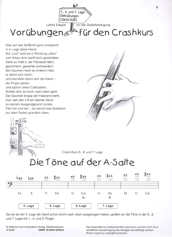 Gipfelsturm mit Cello