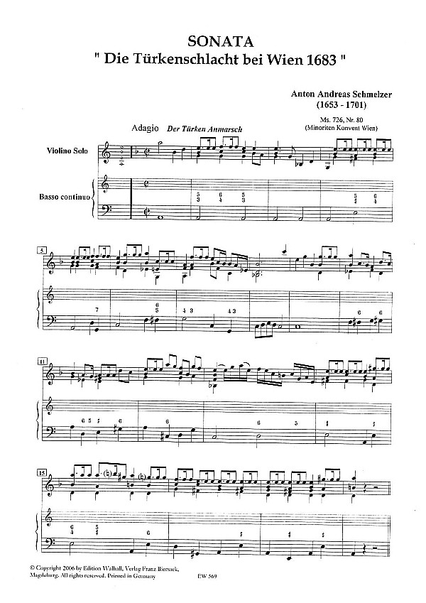 Sonata "Die Türkenschlacht bei Wien 1683"