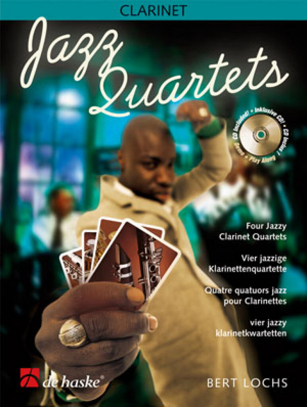 Jazz quartets (+CD): for 4 clarinets