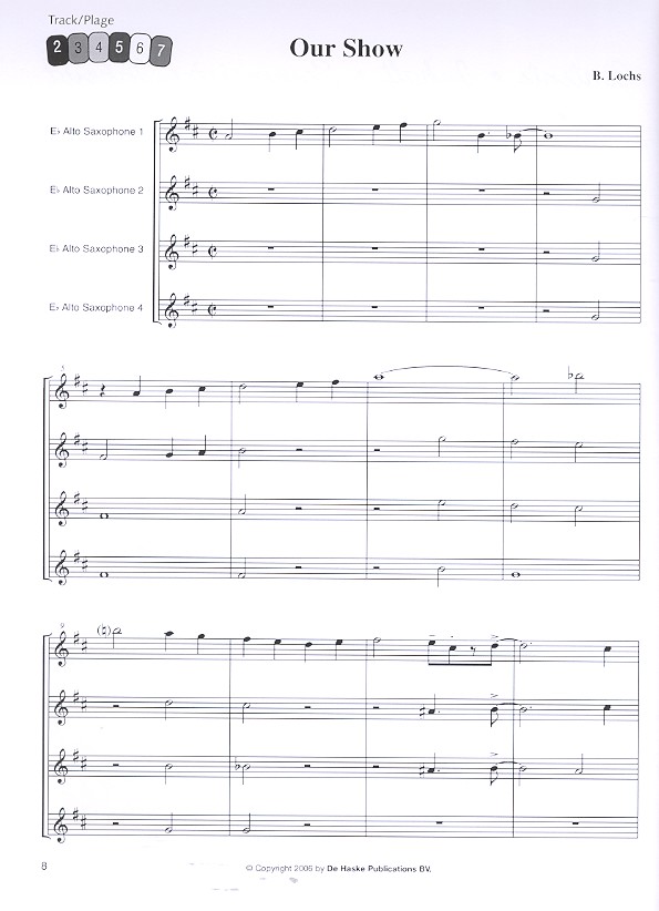 Groove quartets (+CD) for 4 saxophones