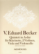 Quintett A-Dur für Klarinette,