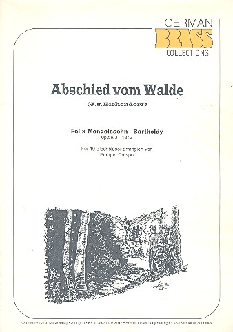 Abschied vom Walde op.59,3 für 3 Trompeten,